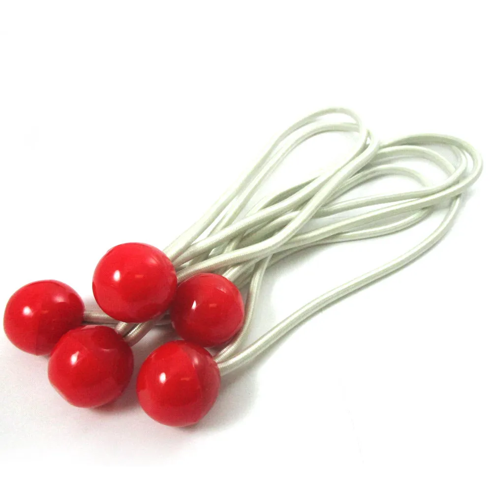 12 Stretch Cords Ball 6" Elastic Bungee Strap Tarp Tie Down Bungy Canopy Cord !!