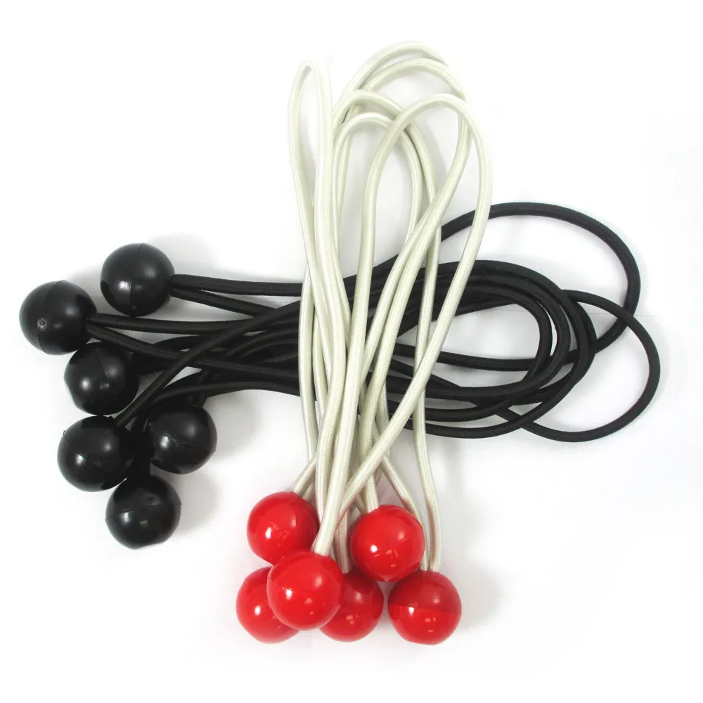 12 Stretch Cords Ball 6" Elastic Bungee Strap Tarp Tie Down Bungy Canopy Cord !!