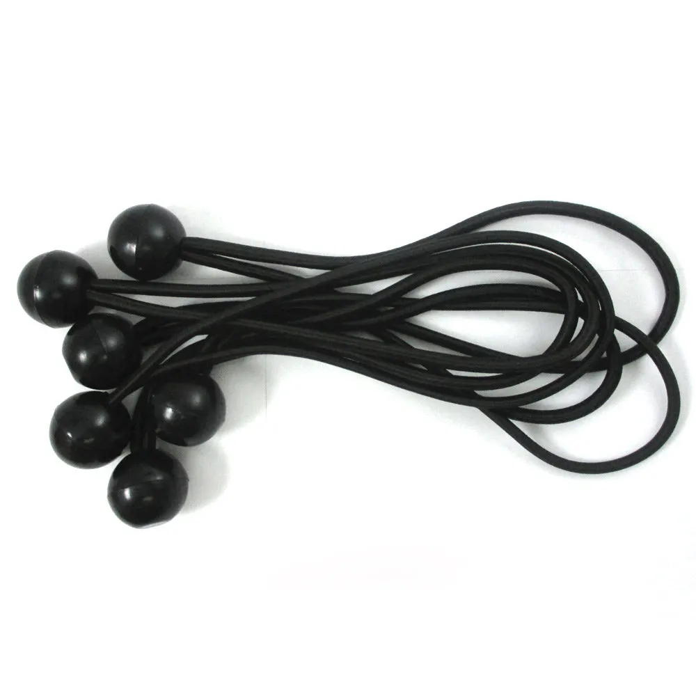 12 Stretch Cords Ball 6" Elastic Bungee Strap Tarp Tie Down Bungy Canopy Cord !!