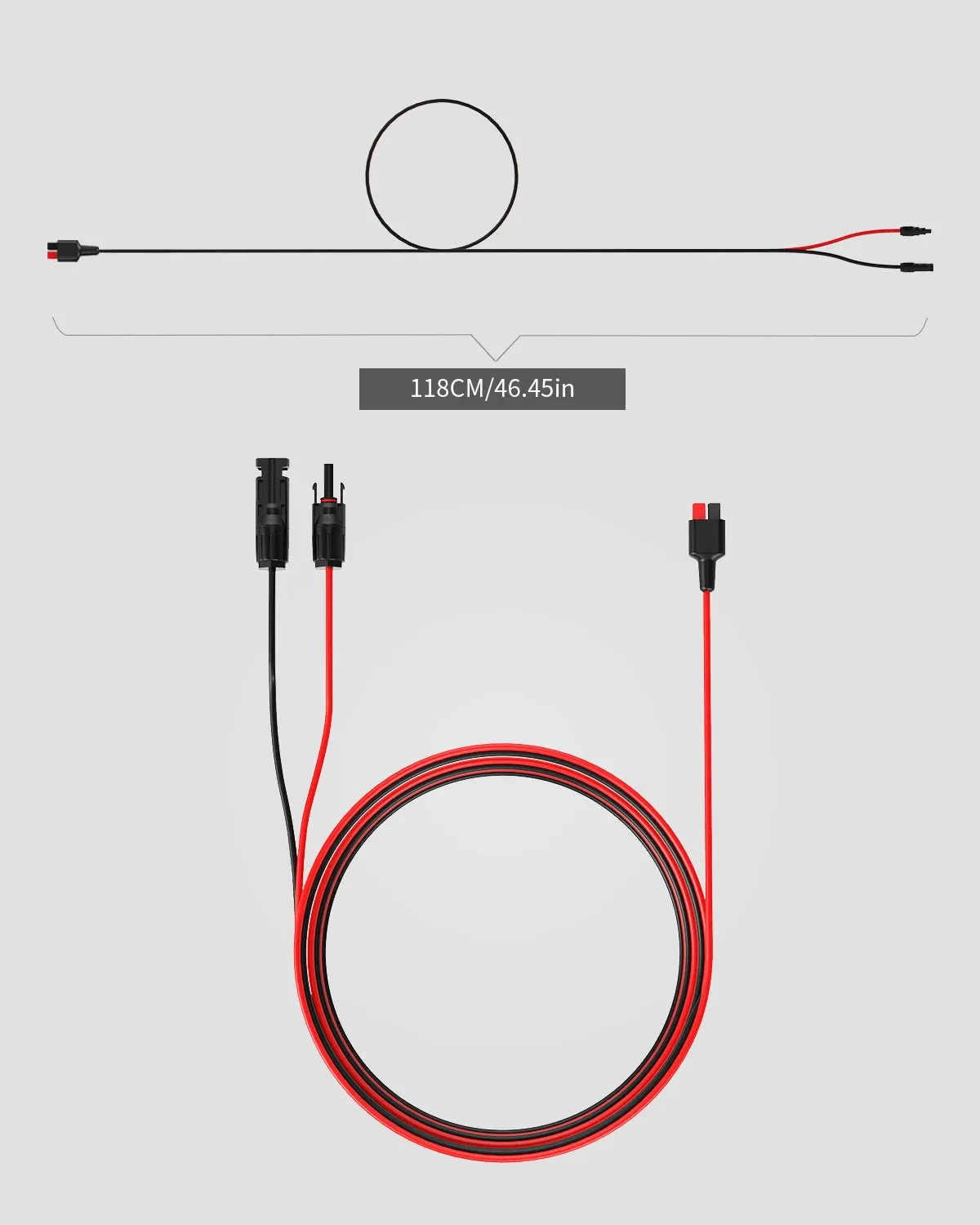 16Awg Solar Extension Cable For Portable Power Stations