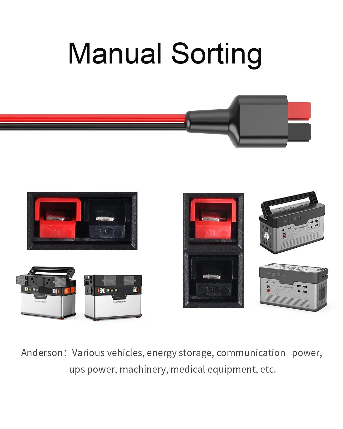 16Awg Solar Extension Cable For Portable Power Stations