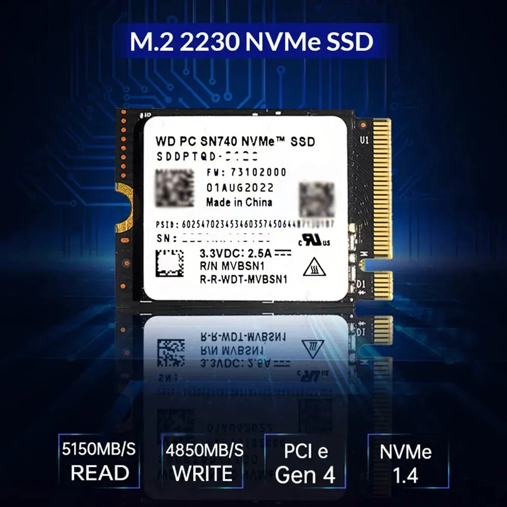 1tb/2tb M.2 Gen4 Pcie 4.0 X4 Nvme Ssd for Steam Deck/surface Prox