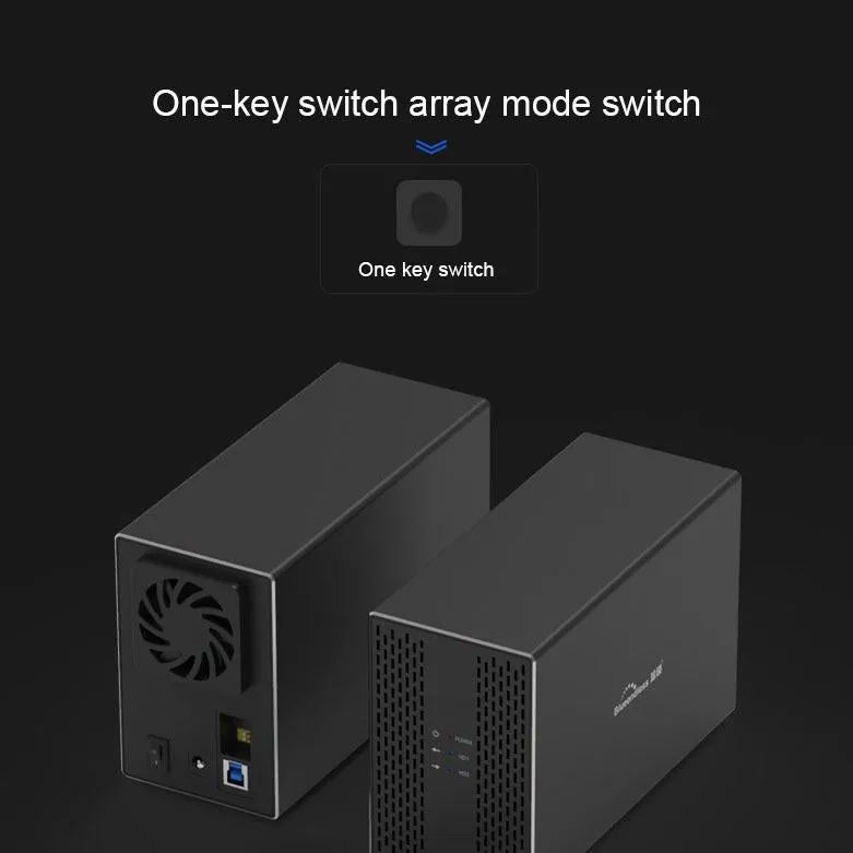 2 Bay 3.5 Raid Hdd External Enclosure