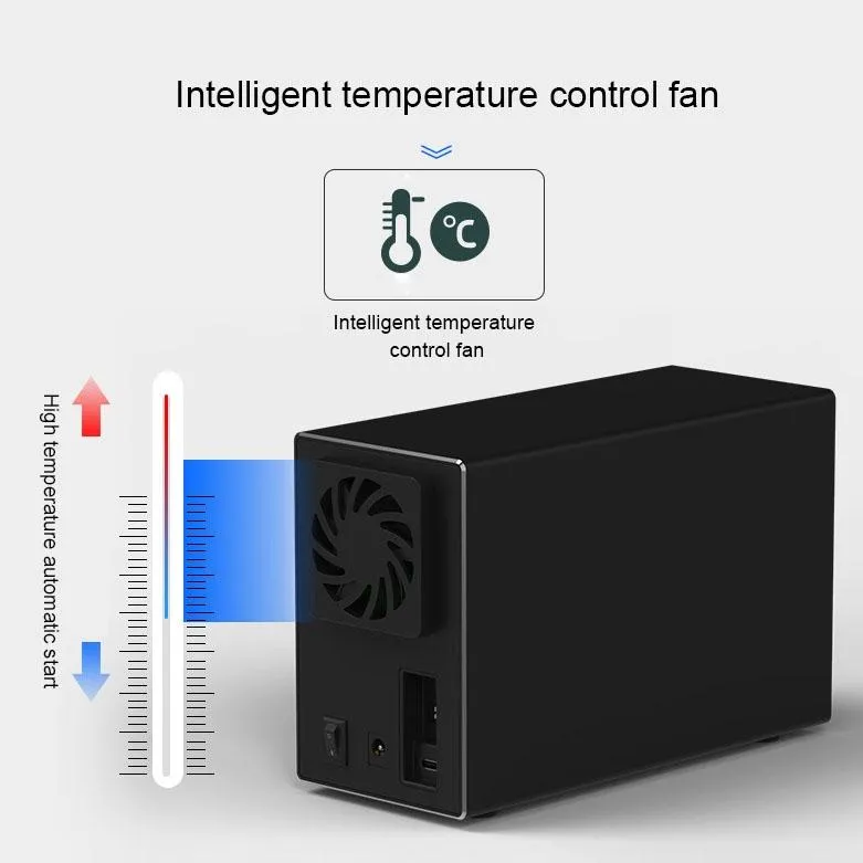 2 Bay 3.5 Raid Hdd External Enclosure