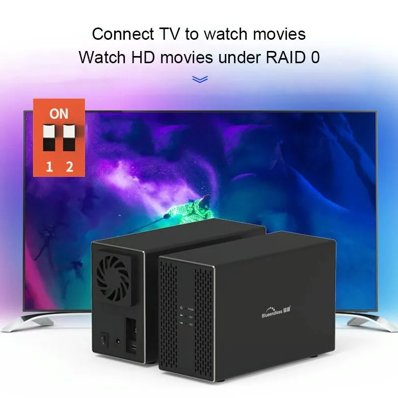 2 Bay 3.5 Raid Hdd External Enclosure