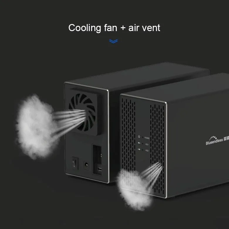 2 Bay 3.5 Raid Hdd External Enclosure