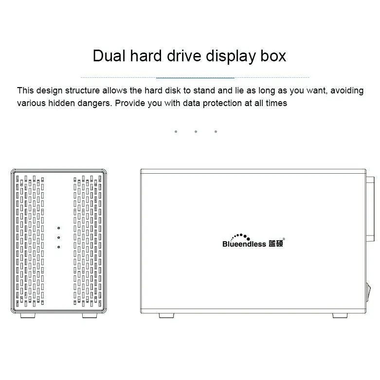 2 Bay 3.5 Raid Hdd External Enclosure