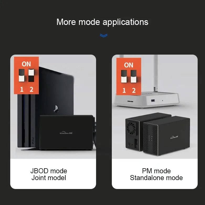 2 Bay 3.5 Raid Hdd External Enclosure