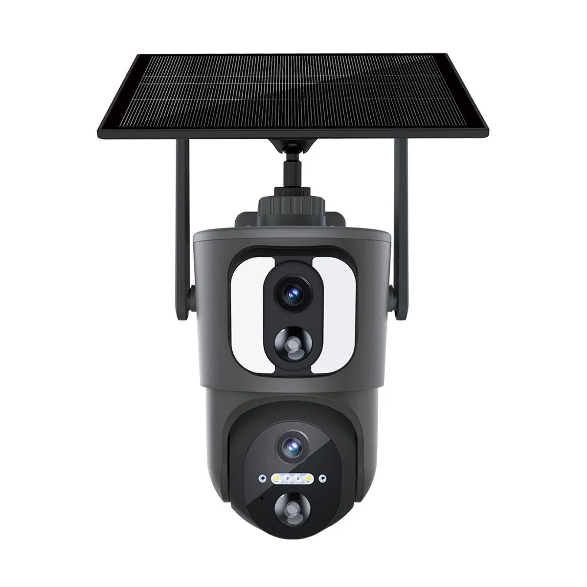 2MP Solar Wifi Camera | Two-Way Voice | Alarm Recording | Black Binocular