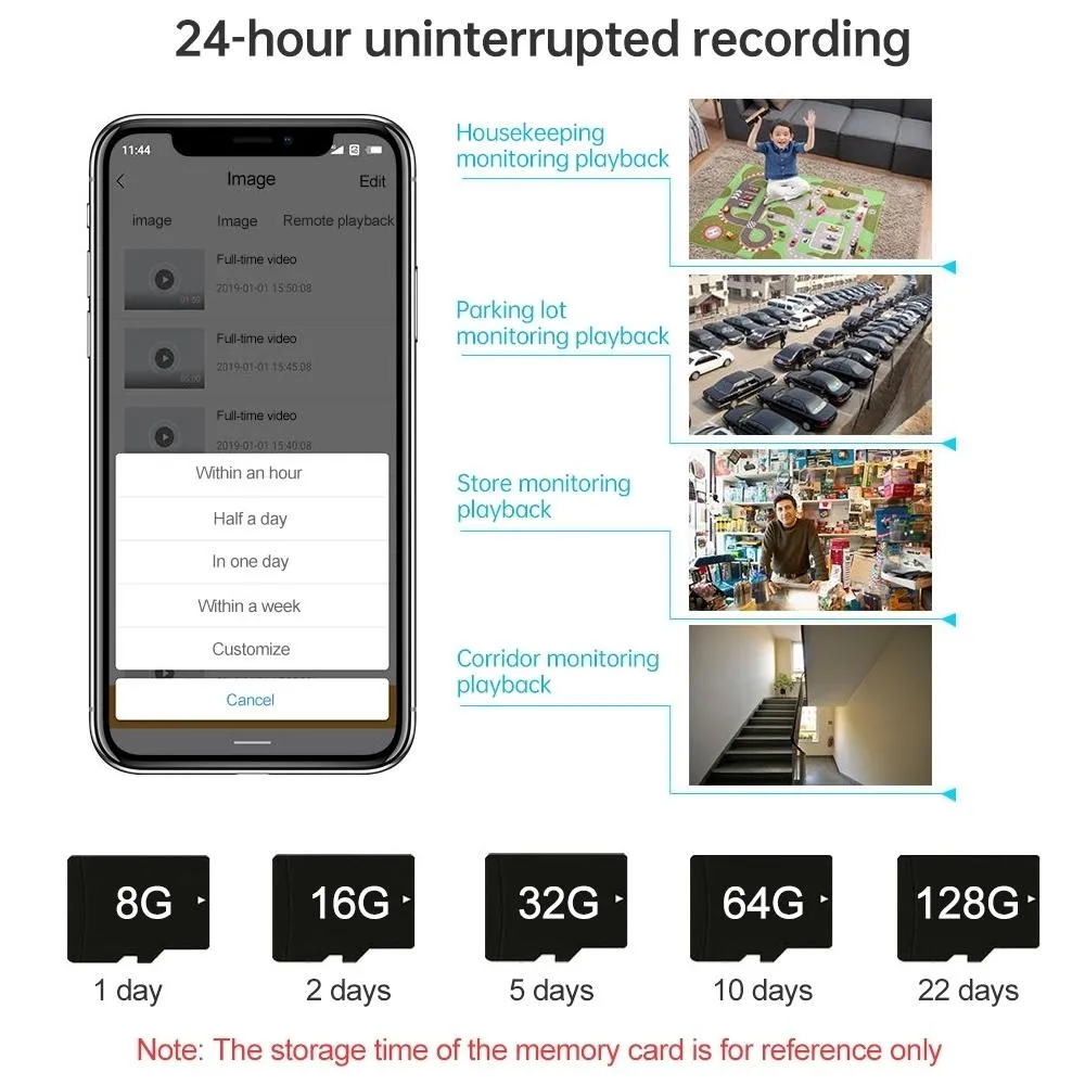 2MP Solar Wifi Camera | Two-Way Voice | Alarm Recording | Black Binocular