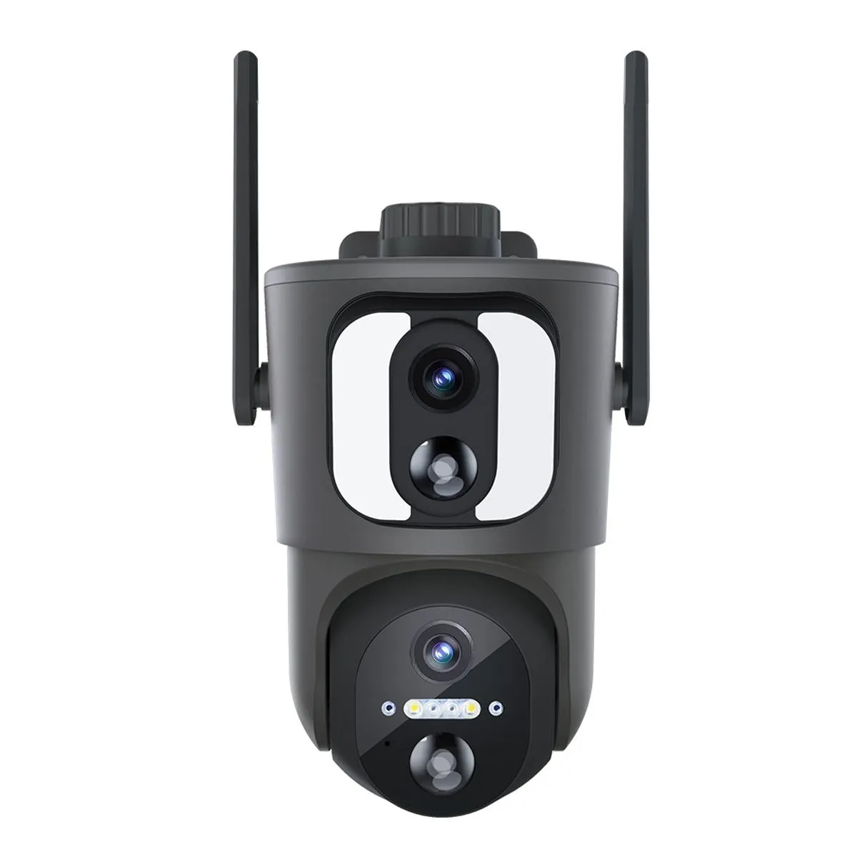 2MP Solar Wifi Camera | Two-Way Voice | Alarm Recording | Black Binocular