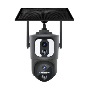 2MP Solar Wifi Camera | Two-Way Voice | Alarm Recording | Black Binocular