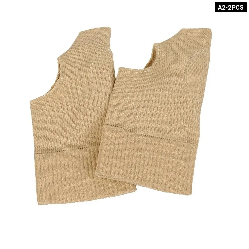 2pcs/pair Sports Hand Wrist Thumb Compression Gloves for Sprain Relief, Arthritis, Tenosynovitis