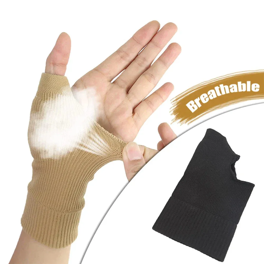 2pcs/pair Sports Hand Wrist Thumb Compression Gloves for Sprain Relief, Arthritis, Tenosynovitis