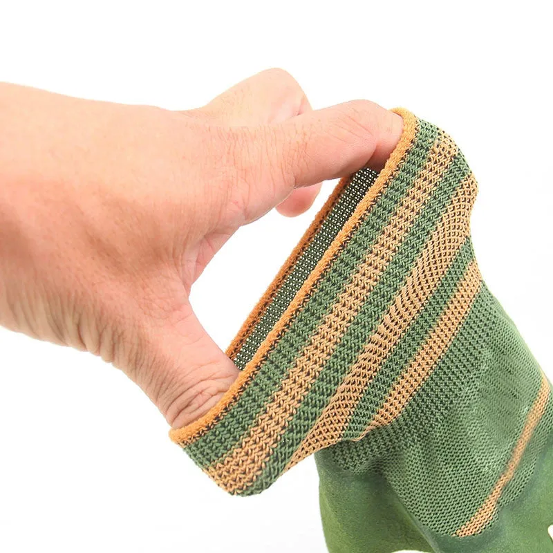  49% OFF Rubber Coated Work Gloves with Knit Wrist Cuff