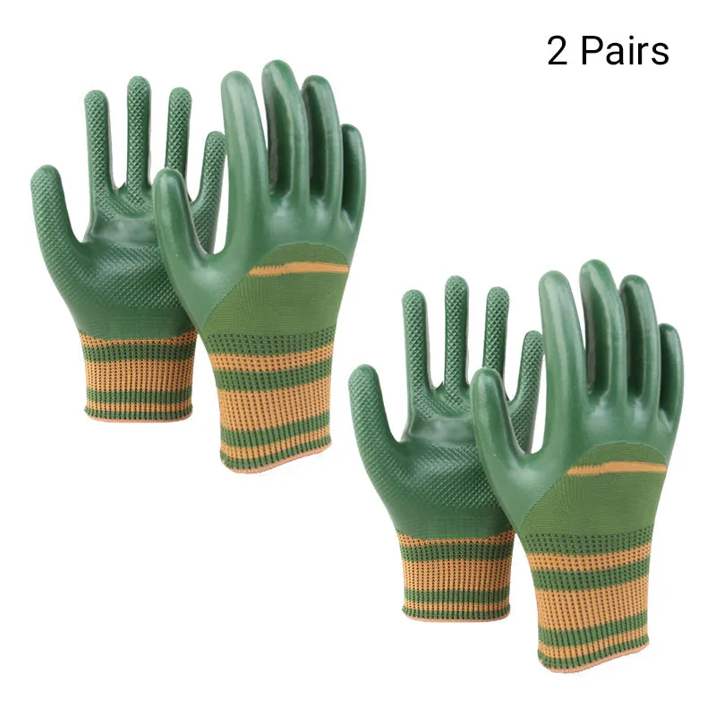  49% OFF Rubber Coated Work Gloves with Knit Wrist Cuff