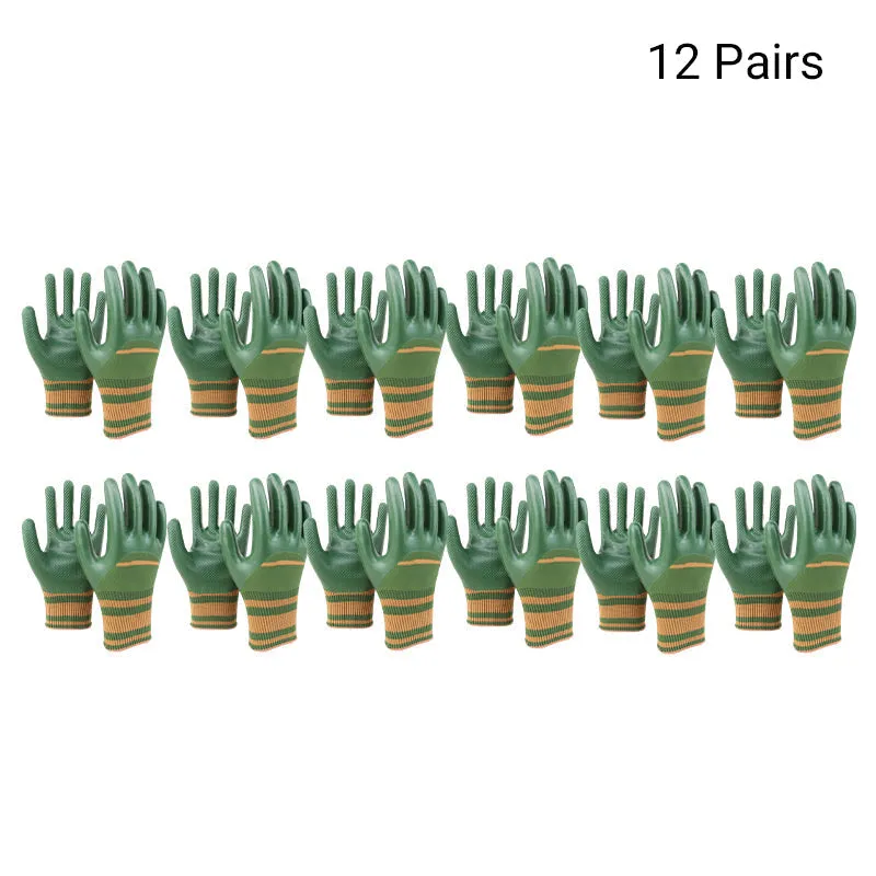  49% OFF Rubber Coated Work Gloves with Knit Wrist Cuff
