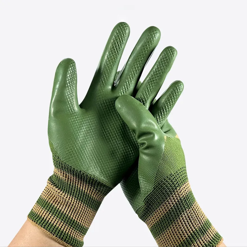  49% OFF Rubber Coated Work Gloves with Knit Wrist Cuff