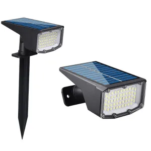 53LED Solar Spotlights Outdoor Waterproof Ground Plug Lawn Lamp Home Outdoor Landscape Courtyard Lamp Garden Tree Lamp