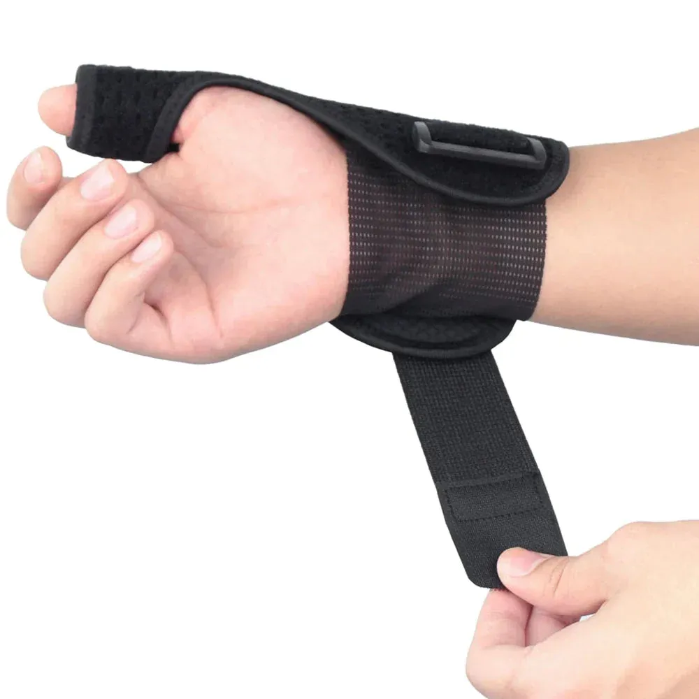 Adjustable Breathable Thumb Brace Gloves with Steel Bar for Tenosynovitis Arthritis