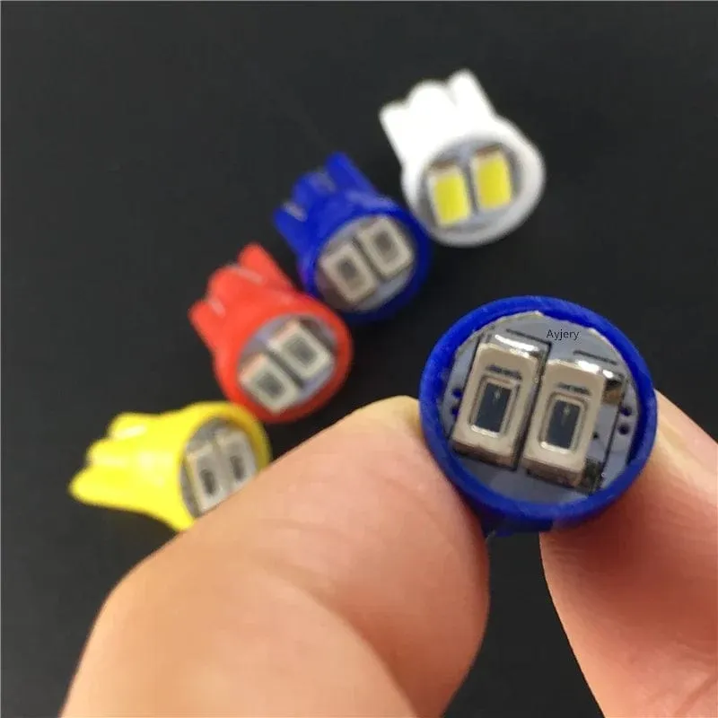 AYJERY Wholesale 2000X T10 W5W 5630 2 SMD 194 168 2 Led Auto Instrument Lamps Car License Plate Lamps Interior Light Bulbs 12V