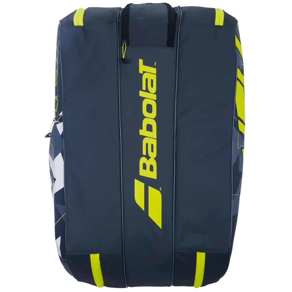Babolat RH12 Pure Aero Grey Yellow White Tennis Bag