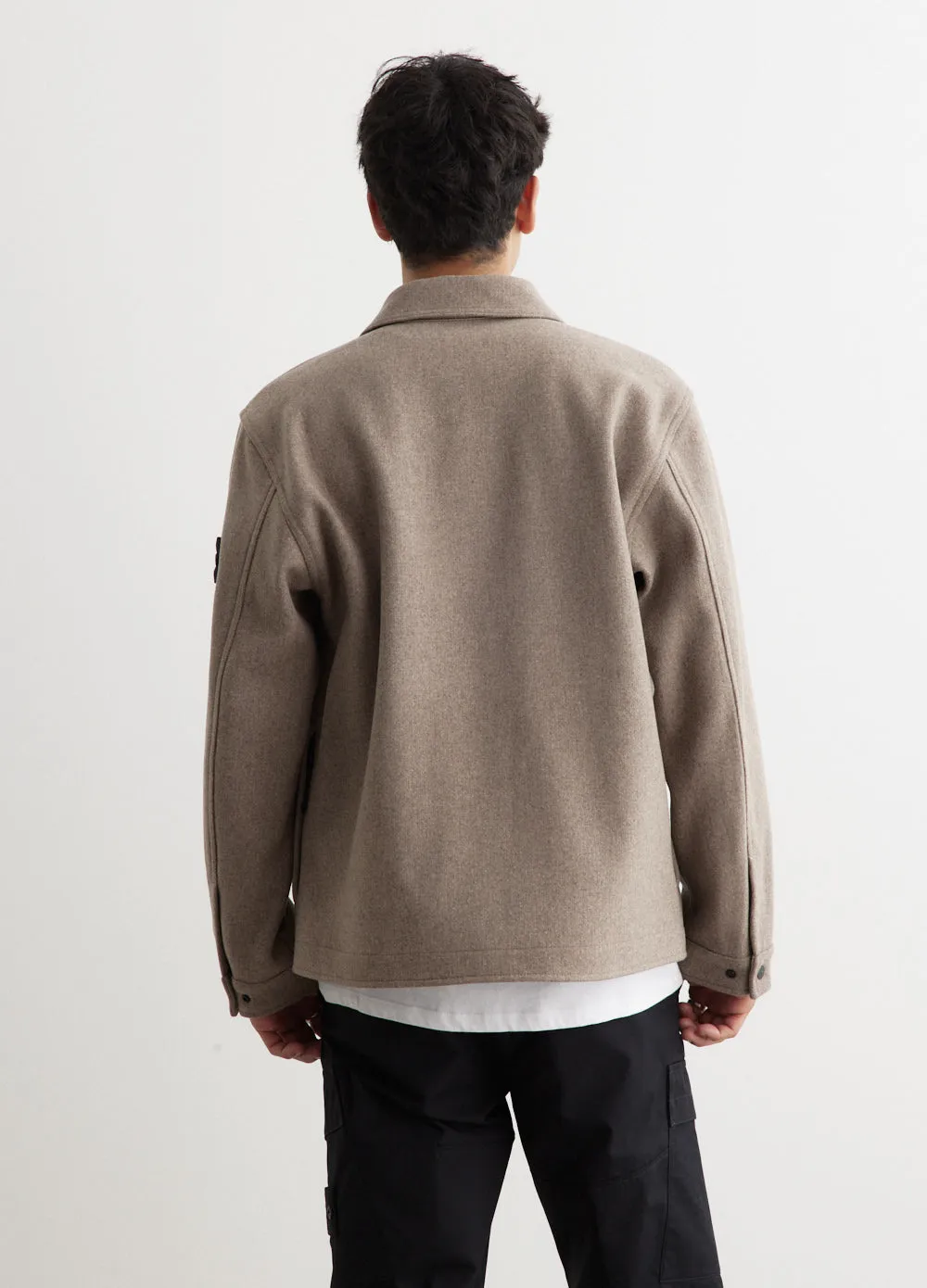 Blanket Stitch Wool Jacket