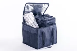 *CC1 Insulated Delivery Bags- 2 Bags- Hot/Cold Food Deliveries Bags with mesh pockets T17/T31