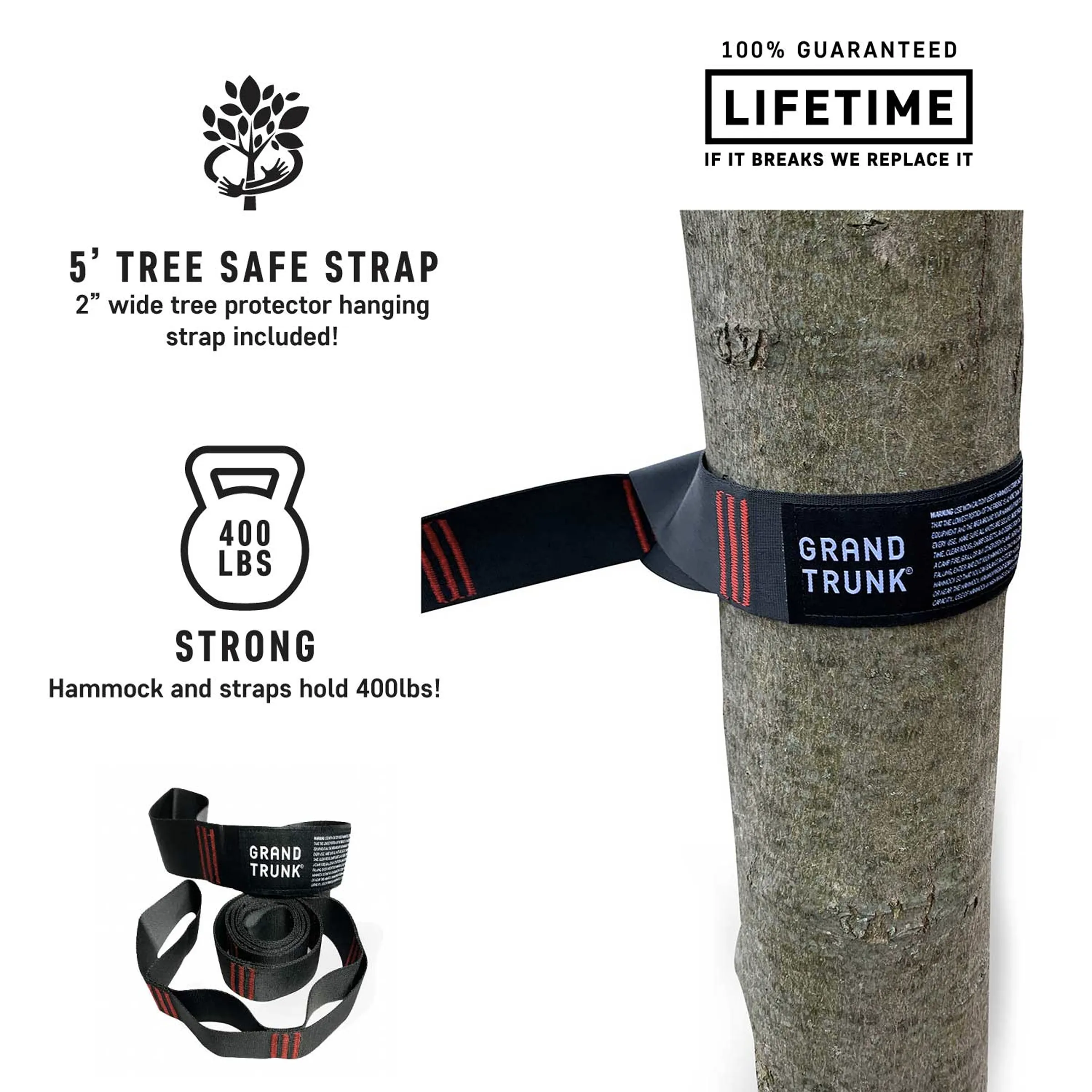 Double Deluxe Hammock with Straps