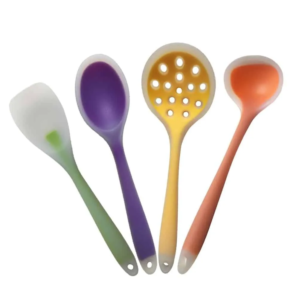 Eco-Friendly Colorful Silicone Kitchen Cooking Utensils