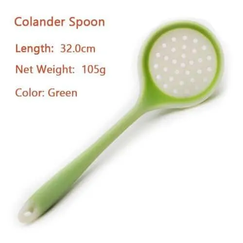 Eco-Friendly Colorful Silicone Kitchen Cooking Utensils