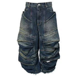 EXPANDABLE SHORTS / LIGHT WASH