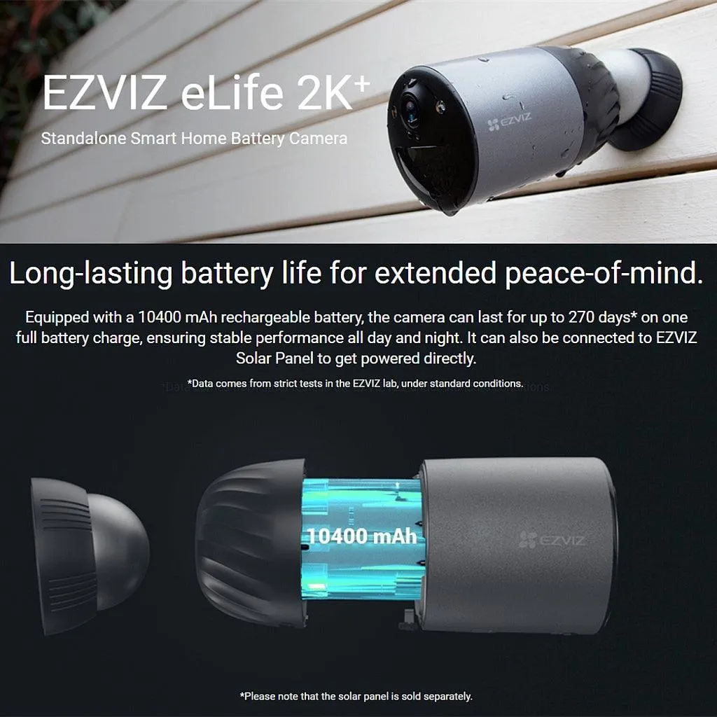 EZVIZ BC1C 4MP 2K SMART HOME BATTERY CAMERA