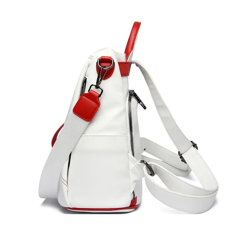 Famous Brand Leather Bagpack for Girls School Bag Fashion Backpack Women Travel Shoulder Bag Designer Daypack Ladies Sac A Dos