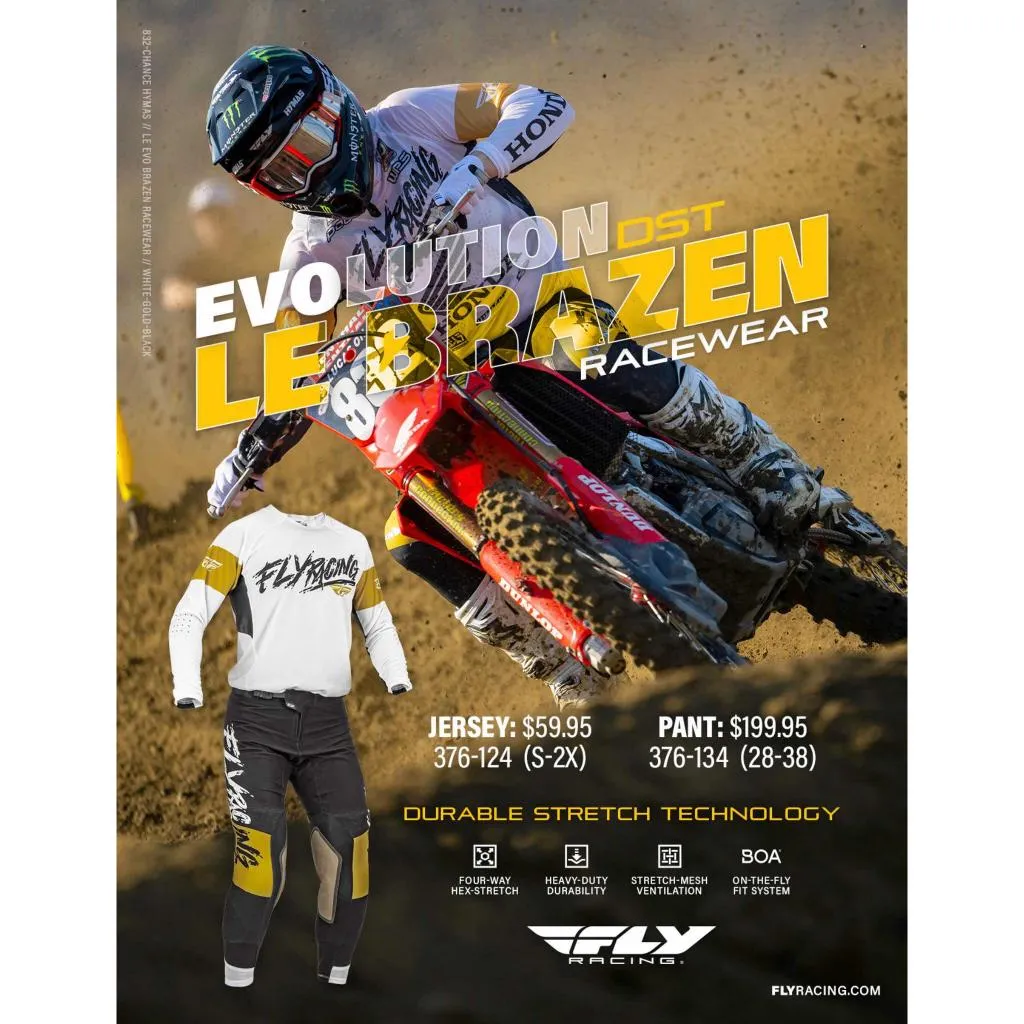 Fly Racing Evolution DST L.E. Brazen A1 Supercross Racewear Jersey/Pant Kit 2023