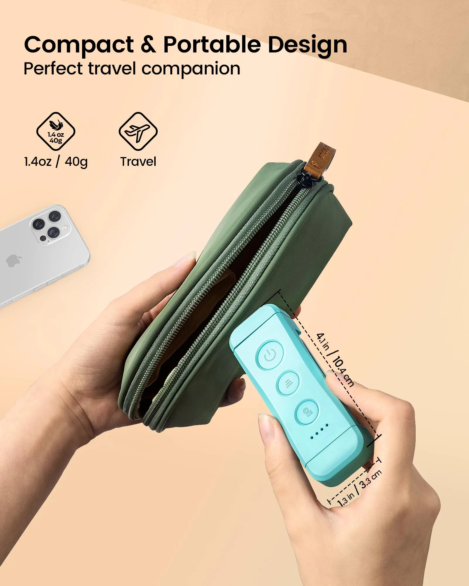 Glocusent USB Rechargeable Book Light for Reading in Bed, Portable Clip-on LED Reading Light, 3 Amber Colors & 5 Brightness Dimmable, Compact & Long Lasting, Perfect for Book Lovers, Kids