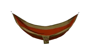 Grand Trunk Double Parachute Nylon Hammock-Crimson/Khaki