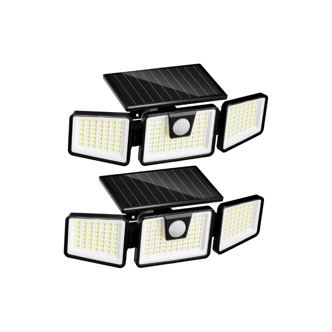 INCX Solar Motion Sensor Security Lights 2 Pack