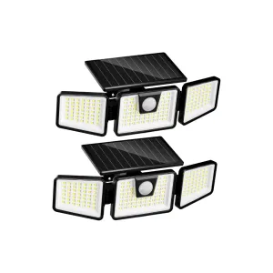 INCX Solar Motion Sensor Security Lights 2 Pack
