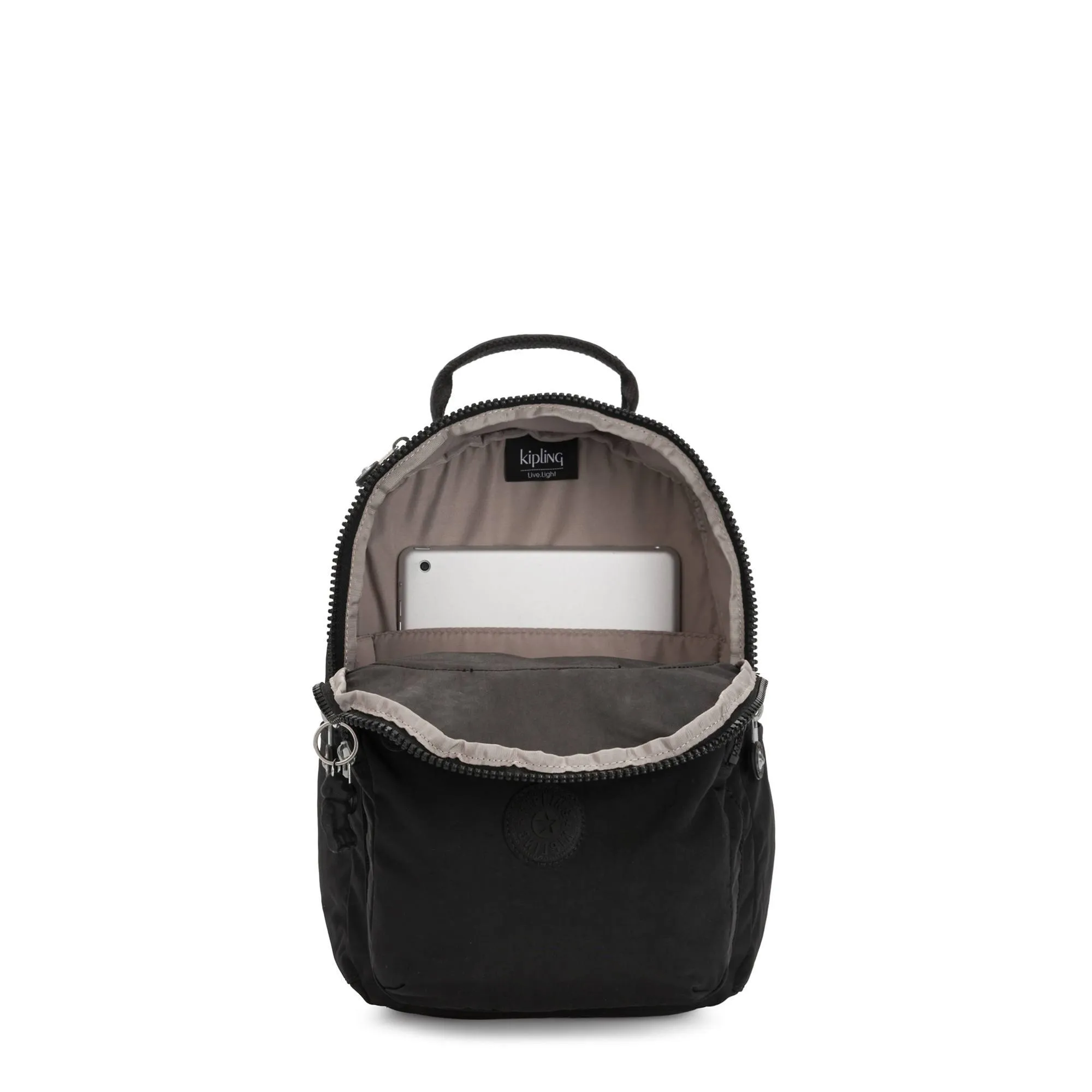 Kipling Seoul Small Tablet Backpack - Black Noir