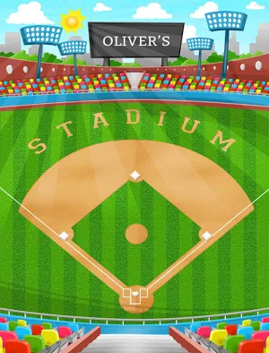 Large Baseball Play Blanket