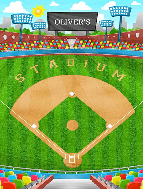 Large Baseball Play Blanket