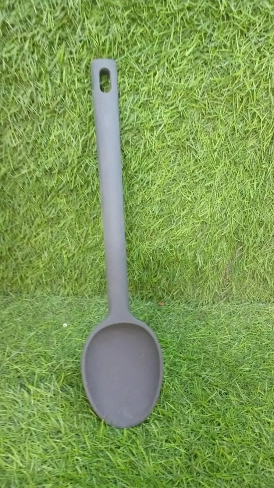 Large Silicone Kitchen Spoon  Long Handle Cooking Spoon for Cooking Baking Ladle Kitchen Utensils Food Grade Silicone (30cm)