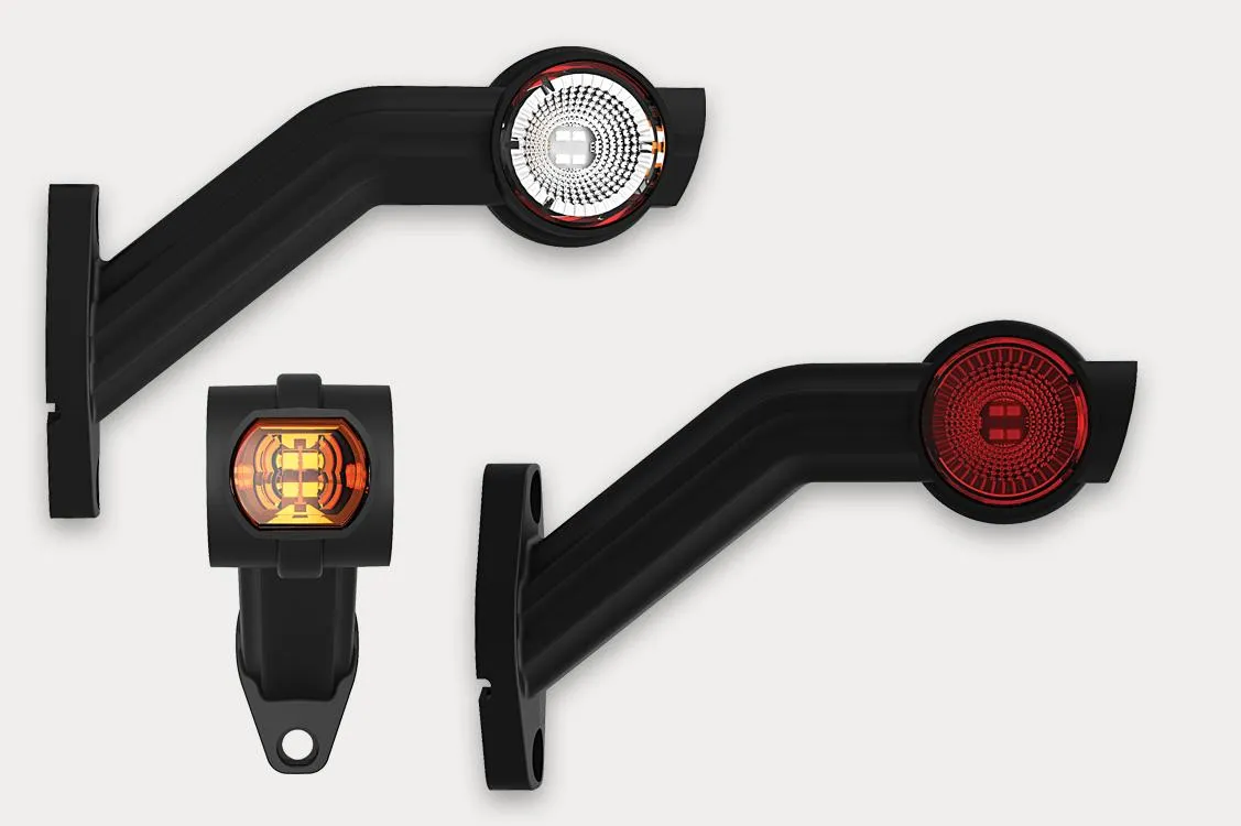 LED Outline Marker Lamps with Front, Rear & Side Marker