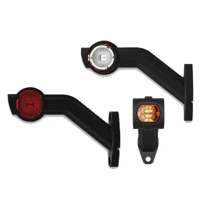LED Outline Marker Lamps with Front, Rear & Side Marker