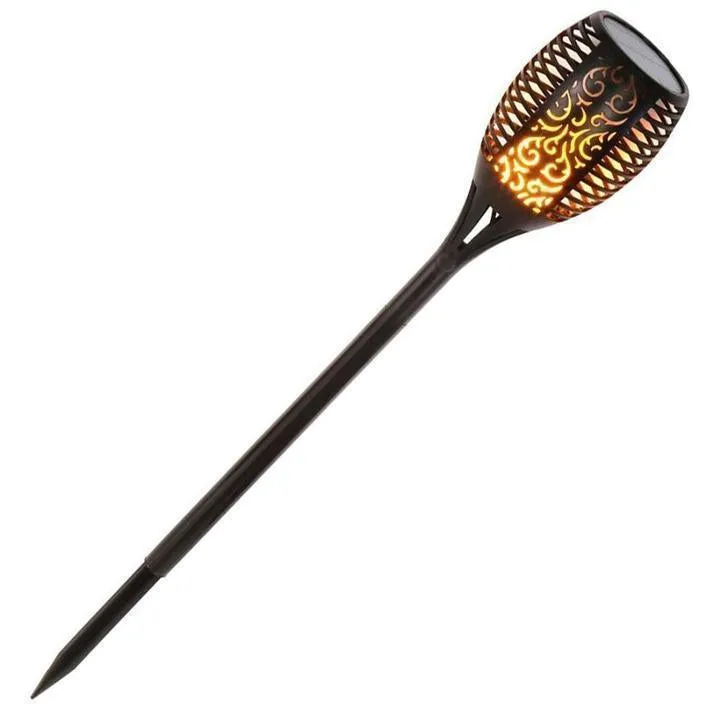 LED Solar Path Torch Light Dancing Flame