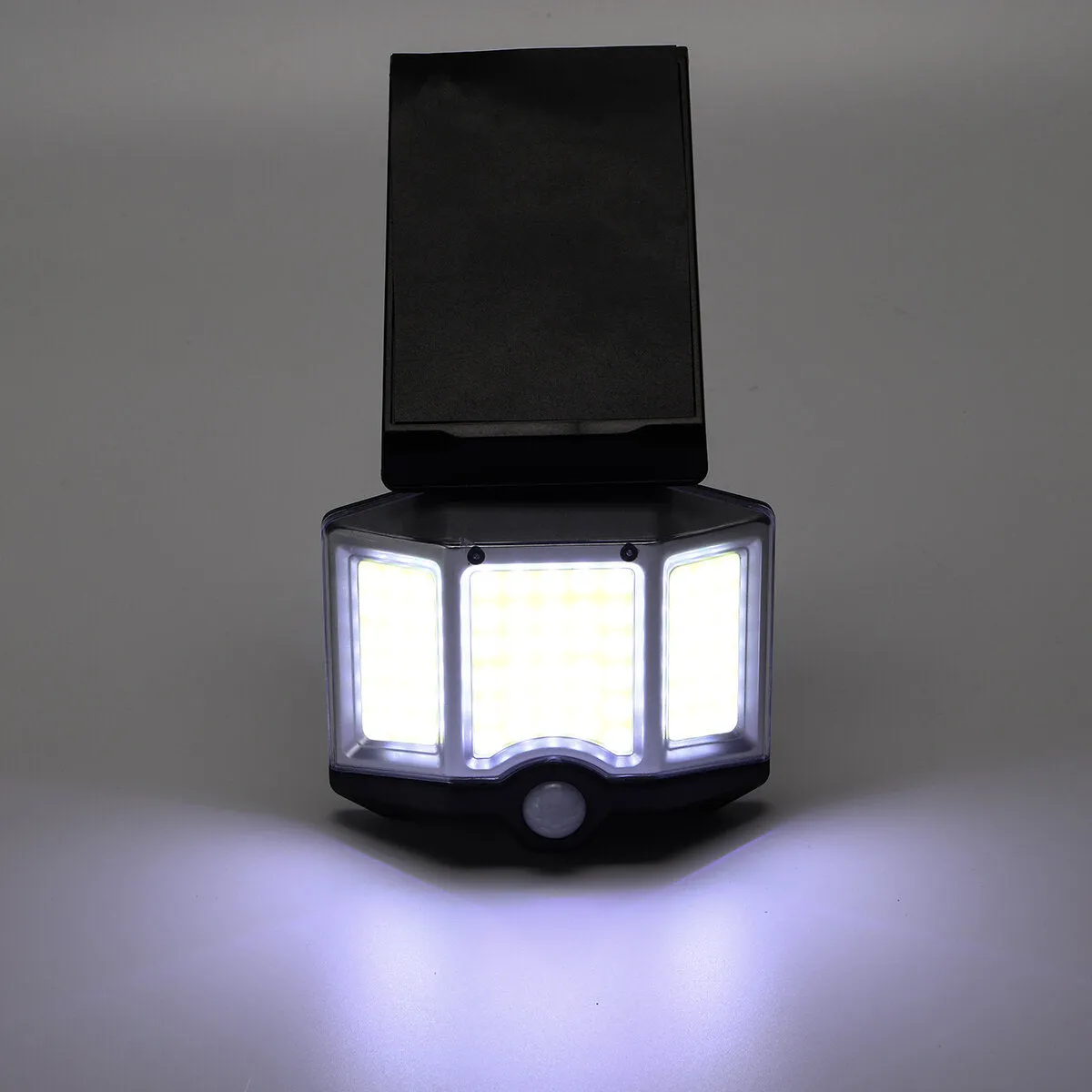 LED Solar Power PIR Motion Sensor Wall Light - 3 Modes, Waterproof, Outdoor Garden Lamp, 66LED/66COB/120COB/128COB/140COB
