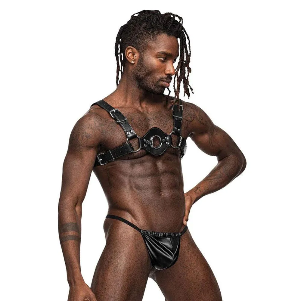 Libra Leather Harness - Black