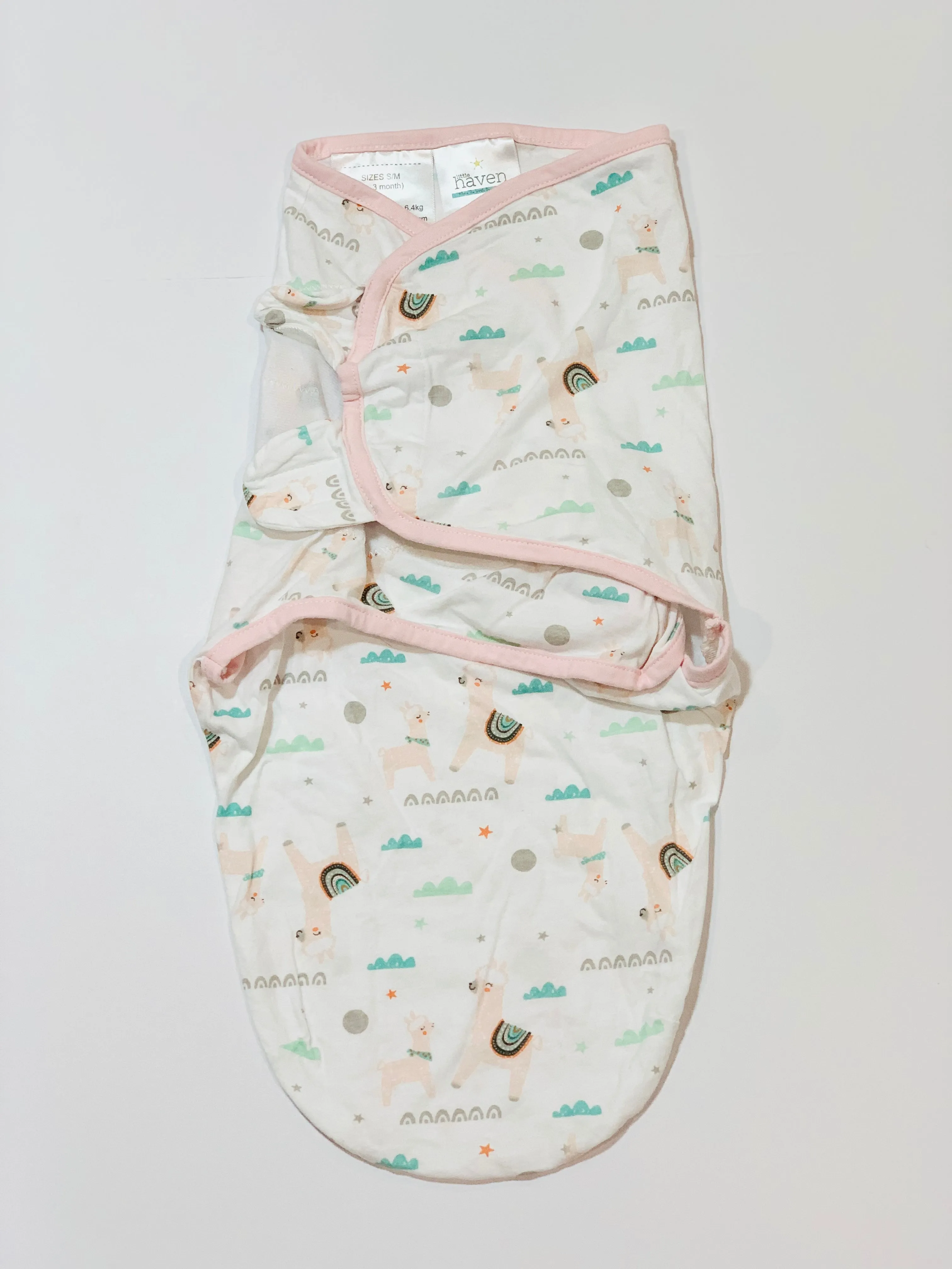 Llama swaddle bag - Size 0-3 months