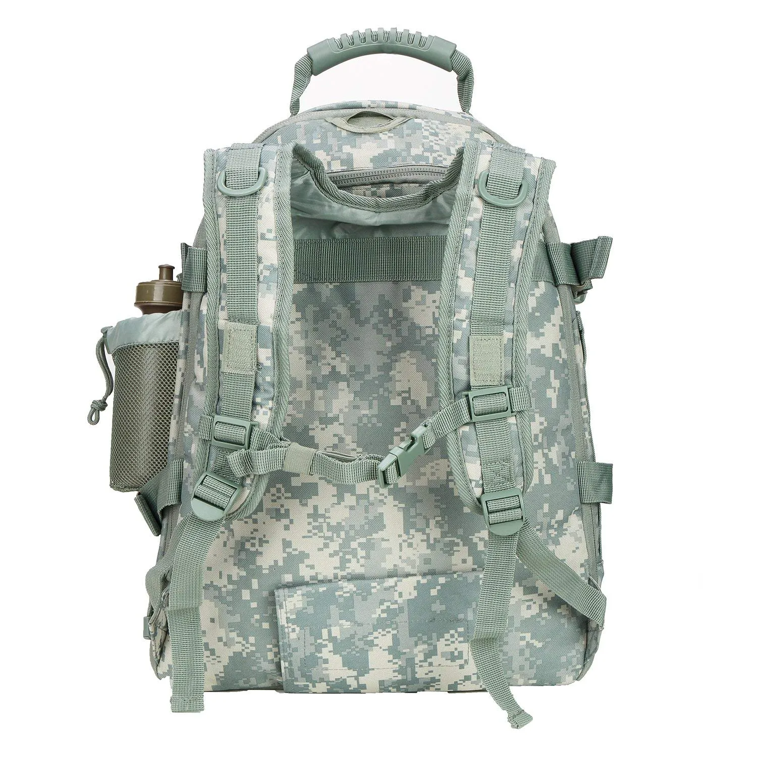 Military Expandable Travel Backpack Tactical Waterproof Work Backpack for Men(ACU)